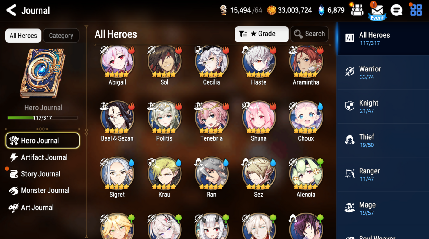 [Global] Epic 7 Seven 3ML Laia Fallen Cecilia Last Rider Krau Little Queen Charlotte Angel of Light Angelica+Name Starter Account-Mobile Games Starter