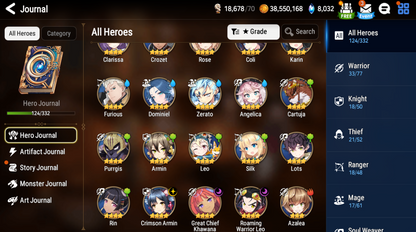 [Global] Epic 7 Seven 3ML Lionheart Cermia Arbiter Vildred Apocalypse Ravi Fairytale Tenebria + ML pulls+Name Starter Account-Mobile Games Starter