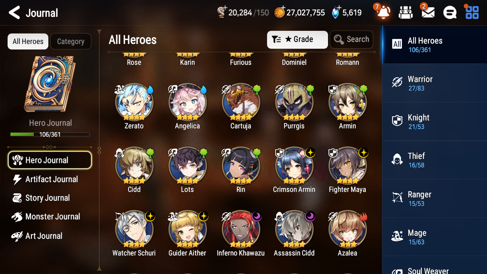 [GLOBAL] Epic 7 Seven 3ML Lone Crescent Bellona Commander Pavel+ ML pulls + 20 Speed + Name Starter Account-Mobile Games Starter