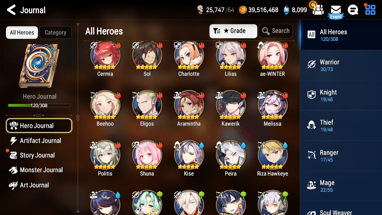 [Global] Epic 7 Seven 3ML Navy Captain Landy Belian Martial Artist Ken + ~34ML summon Name Starter Account-Mobile Games Starter