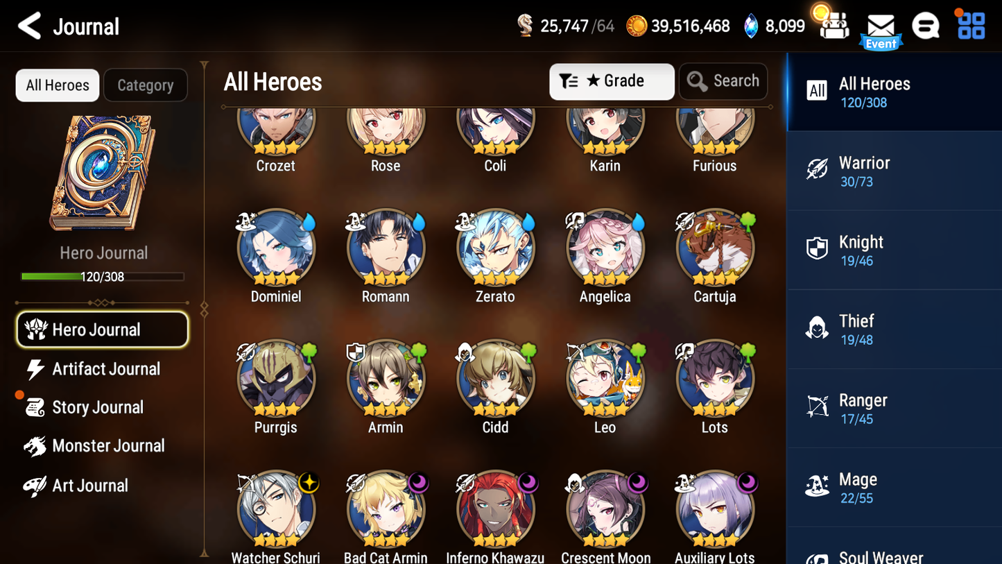 [Global] Epic 7 Seven 3ML Navy Captain Landy Belian Martial Artist Ken + ~34ML summon Name Starter Account-Mobile Games Starter