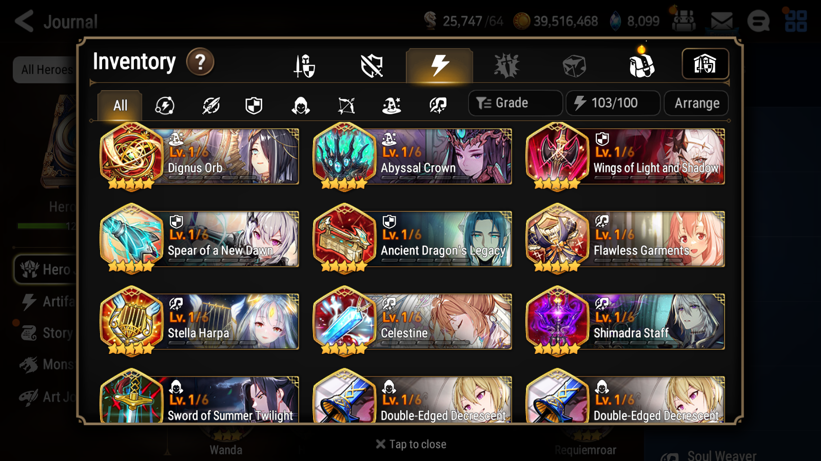 [Global] Epic 7 Seven 3ML Navy Captain Landy Belian Martial Artist Ken + ~34ML summon Name Starter Account-Mobile Games Starter