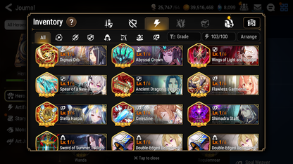 [Global] Epic 7 Seven 3ML Navy Captain Landy Belian Martial Artist Ken + ~34ML summon Name Starter Account-Mobile Games Starter