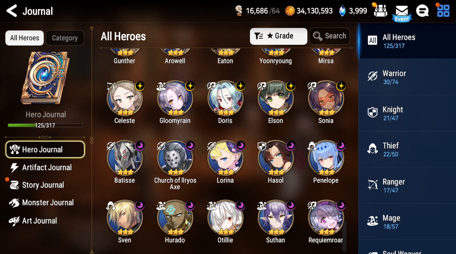 [Global] Epic 7 Seven 3ML Navy Captain Landy Fallen Cecilia Closer Charles +ML Mystics summon + Name Starter Account-Mobile Games Starter