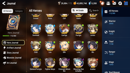 [GLOBAL] Epic 7 Seven 3ML Navy Captain Landy Zio Straze + ML pulls + 20 Speed Starter Account-Mobile Games Starter