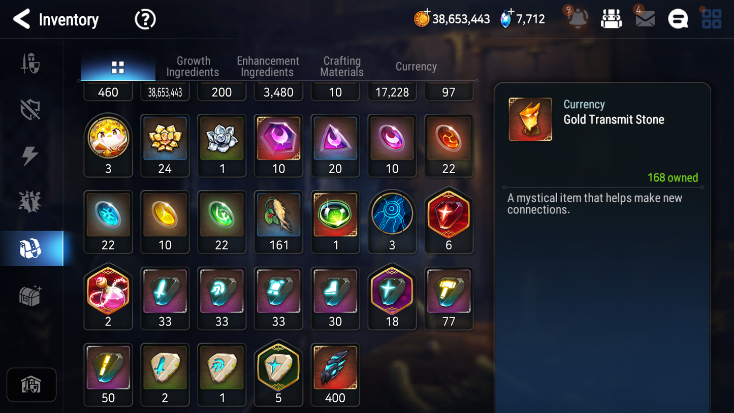 [GLOBAL] Epic 7 Seven 3ML New Moon Luna Briar Witch Iseria Judge Kise Rimuru + ML pulls + 20 Speed + Name Starter Account-Mobile Games Starter