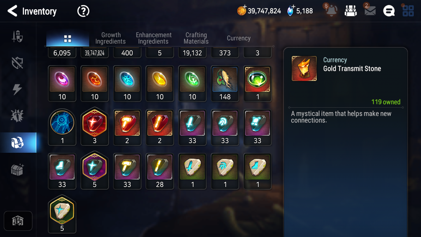 [GLOBAL] Epic 7 Seven 3ML New Moon Luna Conqueror Lilias Belian + ML pulls + 20 Speed + Name Starter Account-Mobile Games Starter