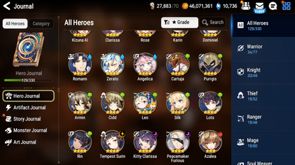 [GLOBAL] Epic 7 Seven 3ML New Moon Luna Lone Crescent Bellona Belian Rem +10k Gems +34 ML pulls Starter Account-Mobile Games Starter