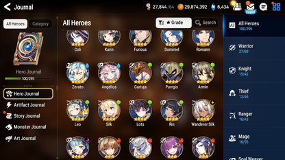 [Global] Epic 7 Seven 3ML Requiem Roana Last Rider Krau Little Queen Charlotte + ML pulls+Name Starter Account-Mobile Games Starter