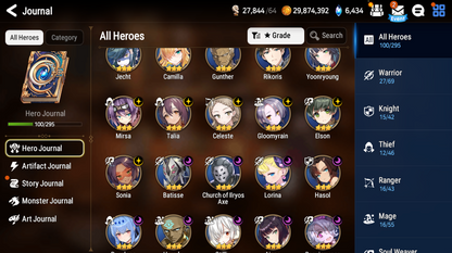 [Global] Epic 7 Seven 3ML Requiem Roana Last Rider Krau Little Queen Charlotte + ML pulls+Name Starter Account-Mobile Games Starter