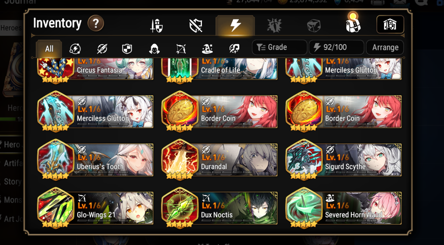 [Global] Epic 7 Seven 3ML Requiem Roana Last Rider Krau Little Queen Charlotte + ML pulls+Name Starter Account-Mobile Games Starter