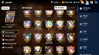 [Global] Epic 7 Seven 3ML Requiem Roana Last Rider Krau Little Queen Charlotte + ML pulls+Name Starter Account-Mobile Games Starter