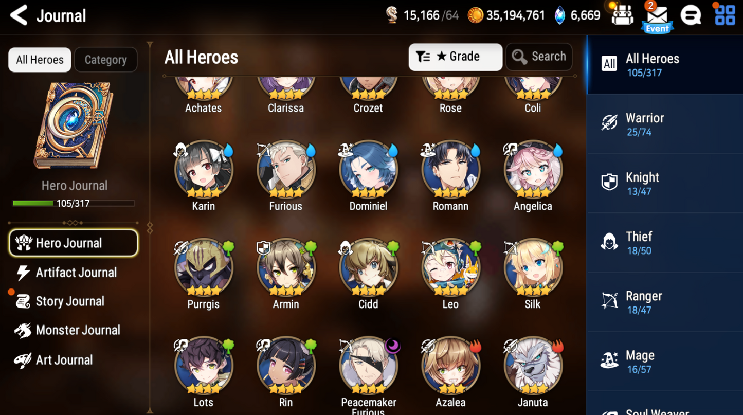 [Global] Epic 7 Seven 3ML Specter Tenebria Ambitious Tywin Blood Moon Haste Jack Rem + Name Starter Account-Mobile Games Starter