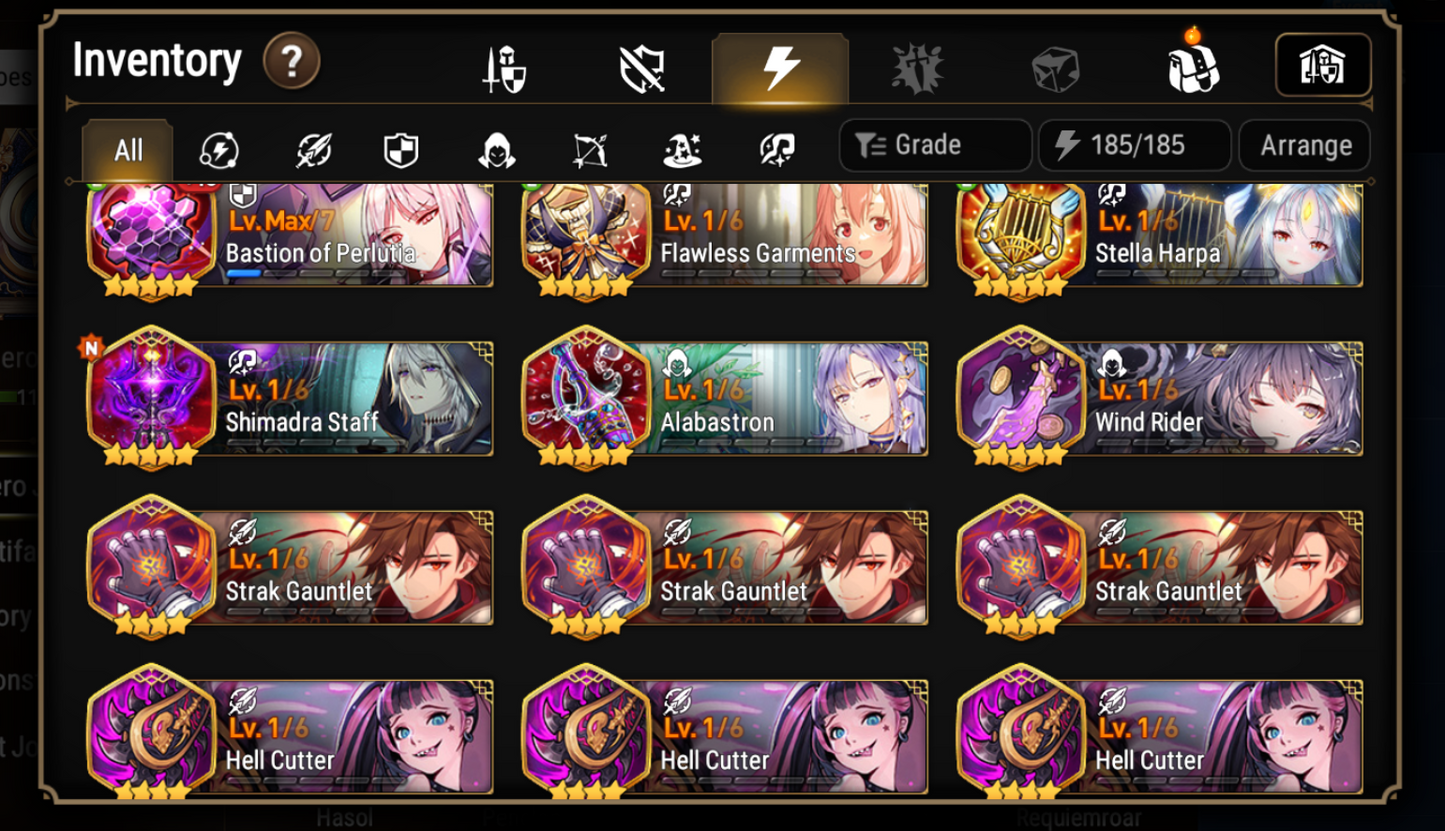 [Global] Epic 7 Seven 3ML Straze Belian Fairytale Tenebria Ocean Breeze Luluca+ Name Starter Account-Mobile Games Starter