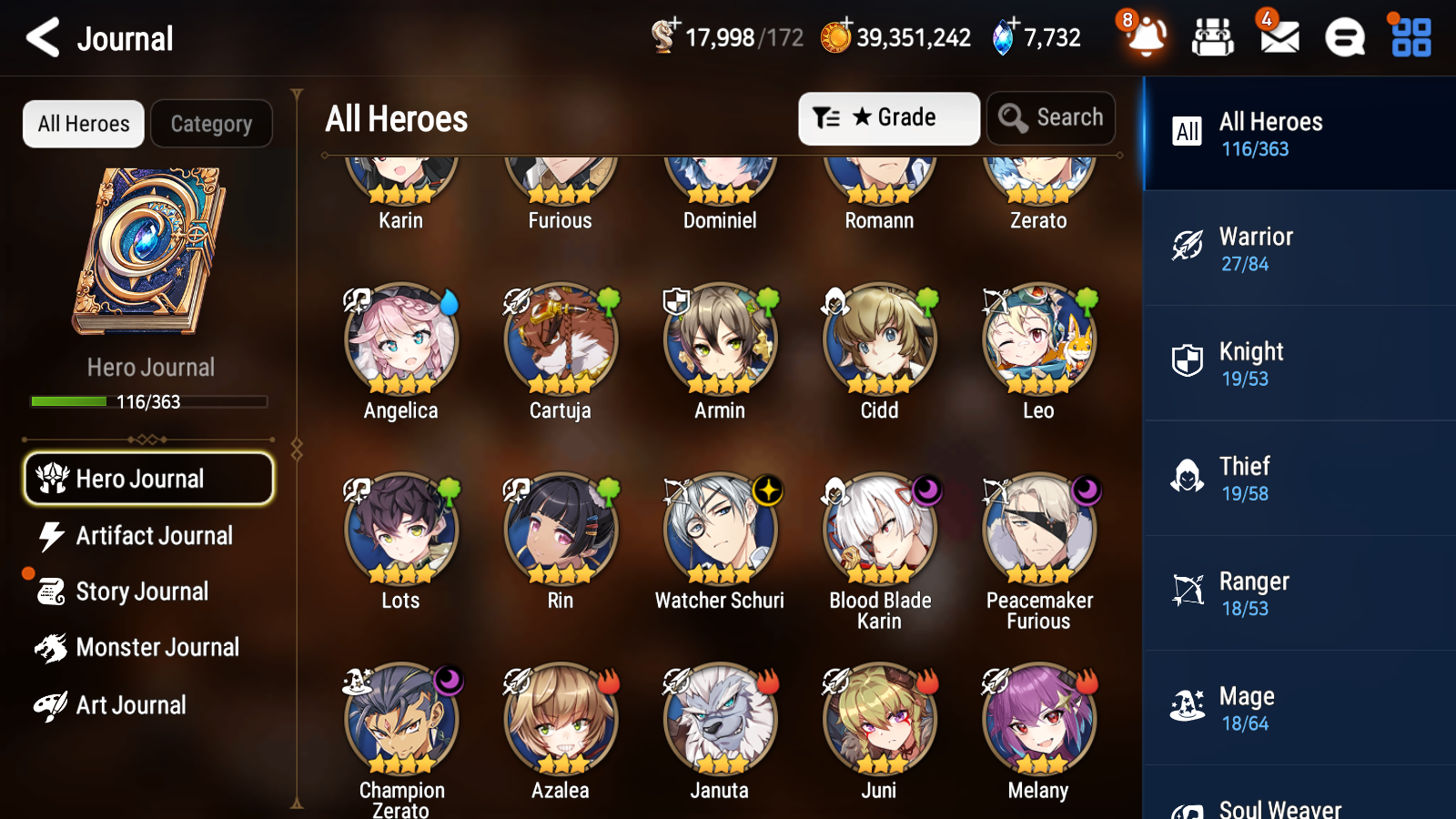 [GLOBAL] Epic 7 Seven 3ML Straze Top Model Luluca Ambitious Tywin +ML pulls + 20 Speed + Name Starter Account-Mobile Games Starter