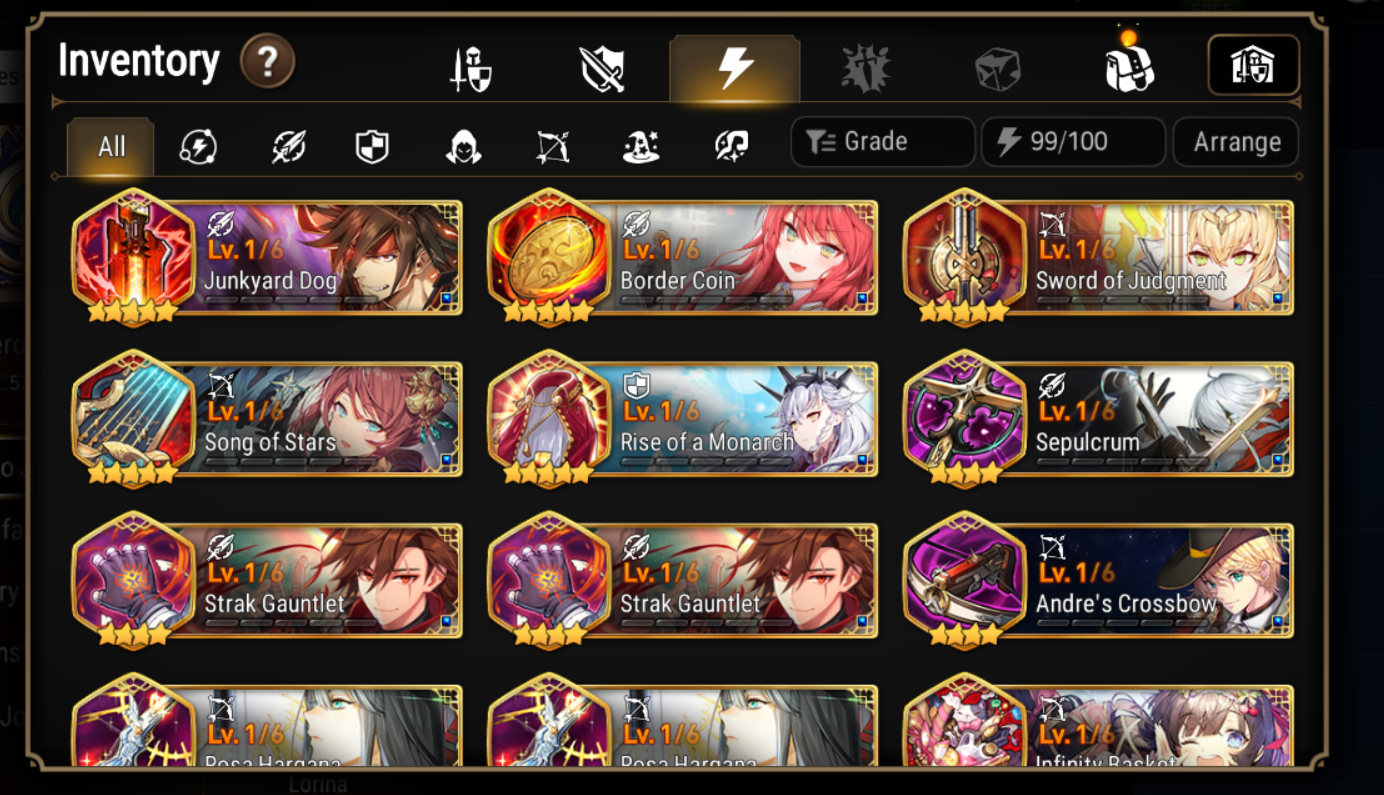 [Global] Epic 7 Seven 3ML Top Model Luluca Archdemon's Shadow Closer Charles + Pulls + Name Starter Account-Mobile Games Starter