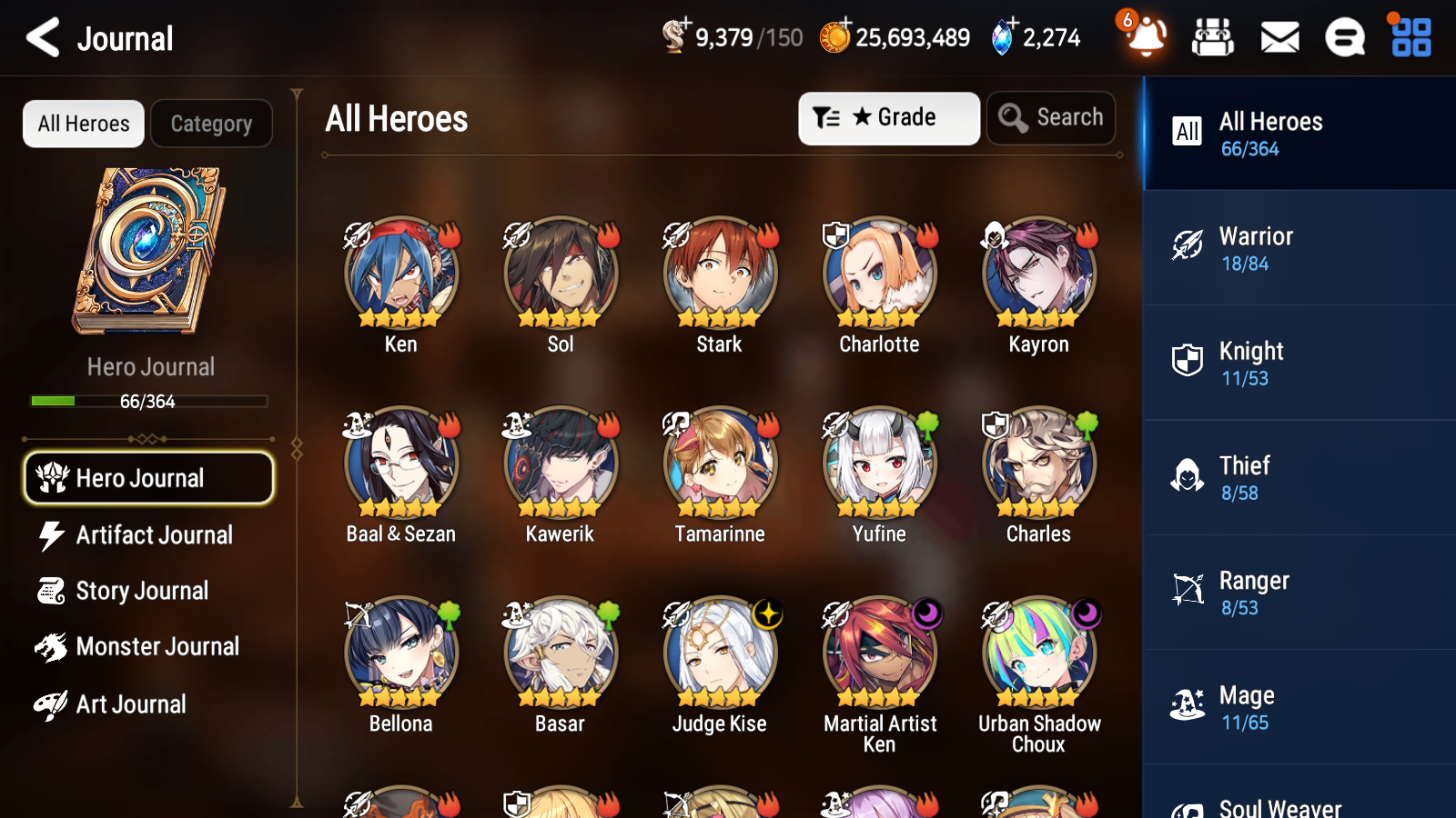 [GLOBAL] Epic 7 Seven 3ML Urban Shadow Choux Martial Artist Ken Judge Kise + ML Mystics Pulls + 20 Speed Aged Starter Account-Mobile Games Starter