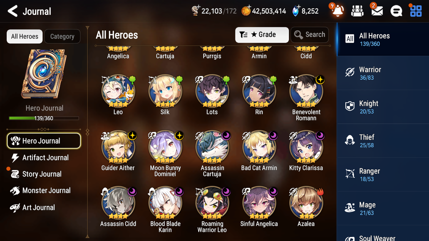 [GLOBAL] Epic 7 Seven 3ML Witch of the Mere Tenebria Harsetti Solitaria of Snow Rem Jack +42ML pulls+ 20 Speed + Name Starter Account-Mobile Games Starter