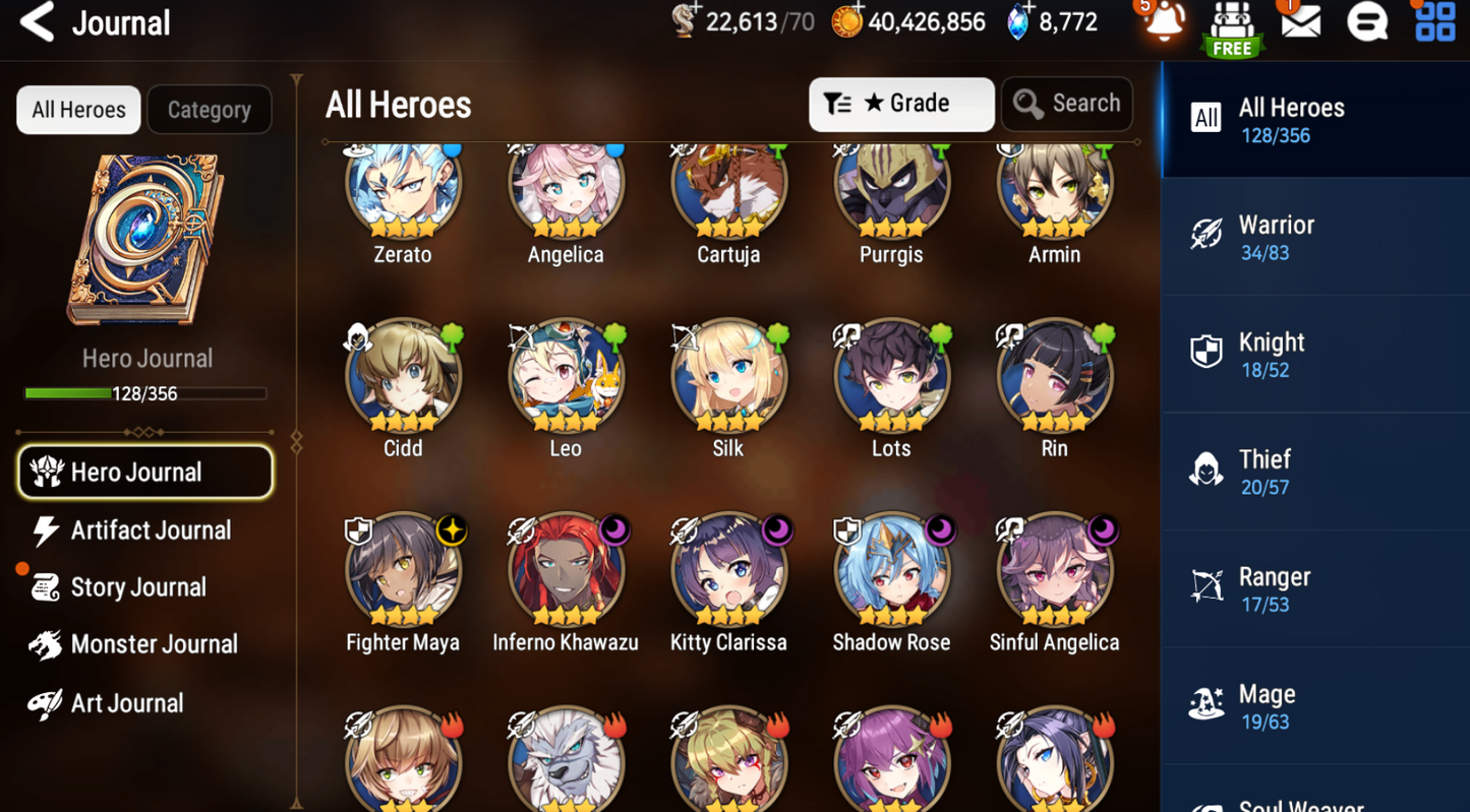 [GLOBAL] Epic 7 Seven 3ML Witch of the Mere Tenebria Judge Kise Specimen Sez Rimuru Amid Argent Waves Hwayoung + ML pulls + Name Starter Account-Mobile Games Starter