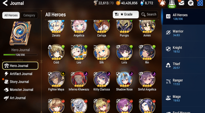 [GLOBAL] Epic 7 Seven 3ML Witch of the Mere Tenebria Judge Kise Specimen Sez Rimuru Amid Argent Waves Hwayoung + ML pulls + Name Starter Account-Mobile Games Starter