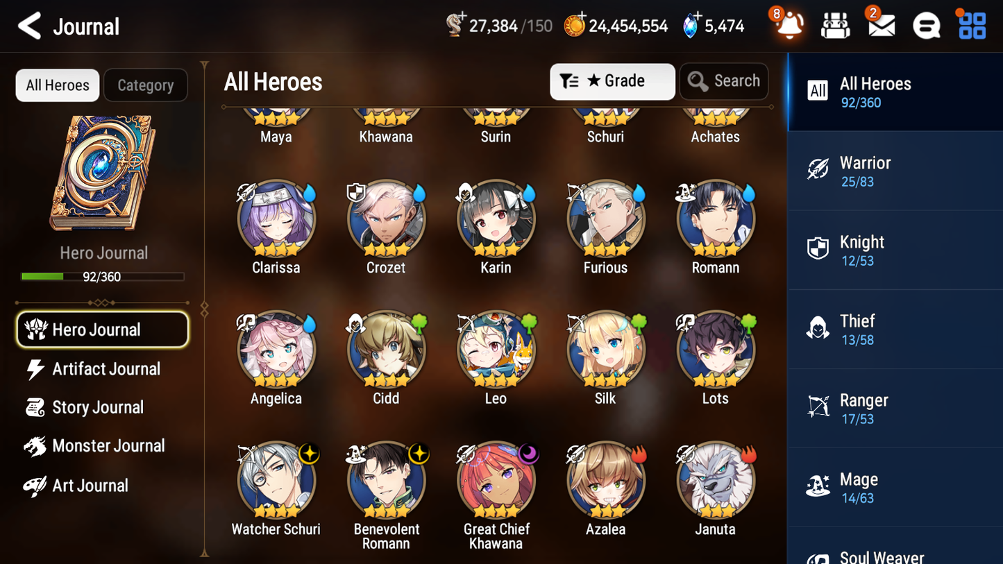 [GLOBAL] Epic 7 Seven 3ML Zio Lionheart Cermia Last Rider Krau + ML pulls + 20 Speed + Name Starter Account-Mobile Games Starter