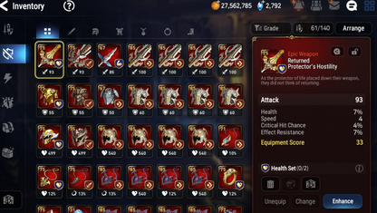 [GLOBAL] Epic 7 Seven 4LIM Seaside Bellona Diene Dizzy Baiken + ML pulls + Name Aged Starter Account-Mobile Games Starter