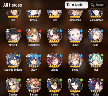 [GLOBAL] Epic 7 Seven 4LIM Seaside Bellona Diene Dizzy Baiken + ML pulls + Name Aged Starter Account-Mobile Games Starter