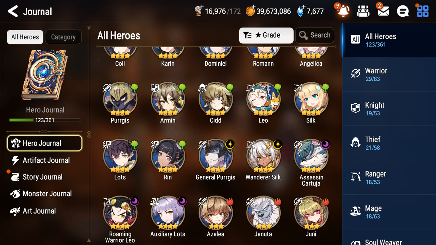 [GLOBAL] Epic 7 Seven 4ML 1LIM Abyssal Yufine Fairytale Tenebria Little Queen Charlotte Dark Corvus Charles + ML pulls Mystics + 20 Speed + Name Starter Account-Mobile Games Starter