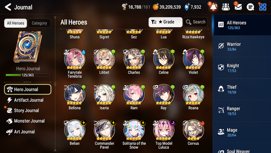 [GLOBAL] Epic 7 Seven 4ML 1LIM Belian Top Model Luluca Solitaria of Snow Commander Pavel + ML pulls + 20 Speed +Name Starter Account-Mobile Games Starter