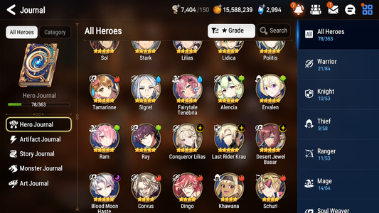 [GLOBAL] Epic 7 Seven 4ML 1LIM Fairytale Tenebria Last Rider Krau + ML pulls + 20 Speed + Name Starter Account-Mobile Games Starter