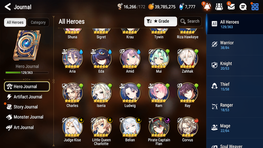 [GLOBAL] Epic 7 Seven 4ML 2LIM Belian Judge Kise Little Queen Charlotte Pirate Captain Flan Amid Jack + ML pulls + 20 Speed + Name Starter Account-Mobile Games Starter