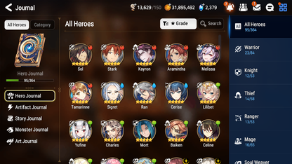 [GLOBAL] Epic 7 Seven 4ML 2LIM Fallen Cecilia Maid Chloe Briar Witch Iseria Desert Jewel DJ Basar Baiken Cerise + ML pulls + 20 Speed + Name Aged Starter Account-Mobile Games Starter
