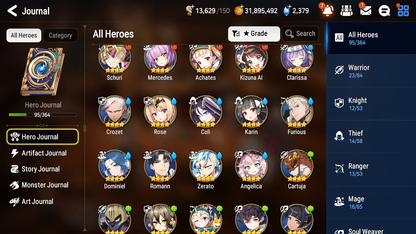 [GLOBAL] Epic 7 Seven 4ML 2LIM Fallen Cecilia Maid Chloe Briar Witch Iseria Desert Jewel DJ Basar Baiken Cerise + ML pulls + 20 Speed + Name Aged Starter Account-Mobile Games Starter