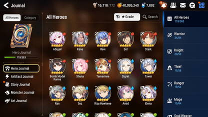 [GLOBAL] Epic 7 Seven 4ML 2LIM Frieren+Artifact +Belian Apocalypse Ravi Faithless Lidica Mediator Kawerik Amid + 37ML Pulls 1800Mystics +20 Speed +Name Starter Account-Mobile Games Starter