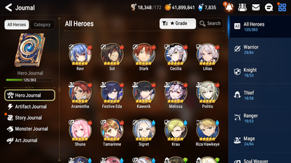 [GLOBAL] Epic 7 Seven 4ML Frieren+Artifact +Dragon Bride Senya New Moon Luna Specter Tenebria Fairytale Tenebria Operator Sigret + 37ML pulls 1800Mystics + 20 Speed +Name Starter Account-Mobile Games Starter