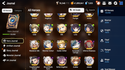 [GLOBAL] Epic 7 Seven 4ML Frieren+Artifact +Dragon Bride Senya New Moon Luna Specter Tenebria Fairytale Tenebria Operator Sigret + 37ML pulls 1800Mystics + 20 Speed +Name Starter Account-Mobile Games Starter