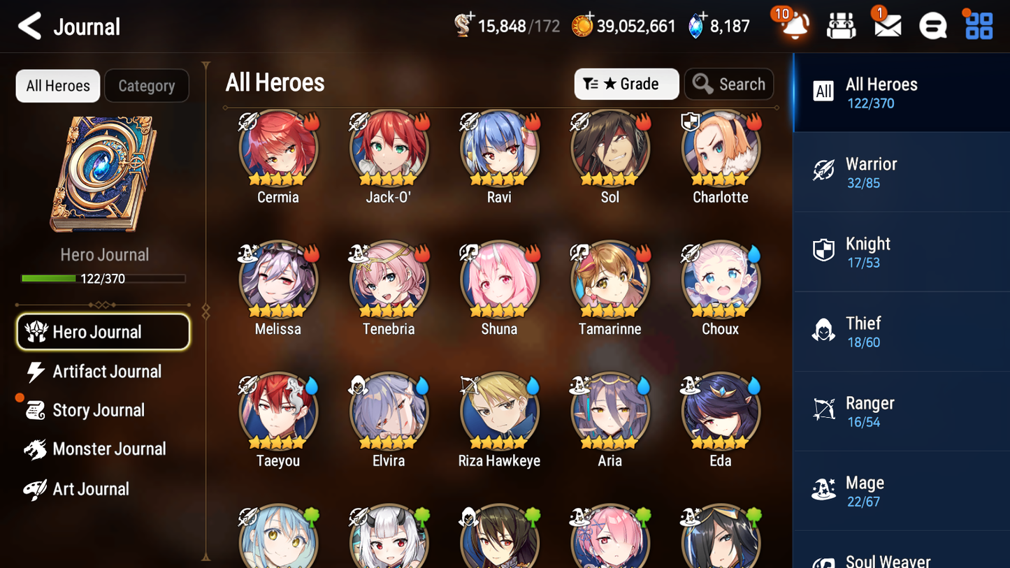 [GLOBAL] Epic 7 Seven 4ML 2LIM Shepherd of the Dark Diene Belian Lionheart Cermia Little Queen Charlotte Rimuru Jack Moon Bunny + ML pulls + 20 Speed + Name Starter Account-Mobile Games Starter