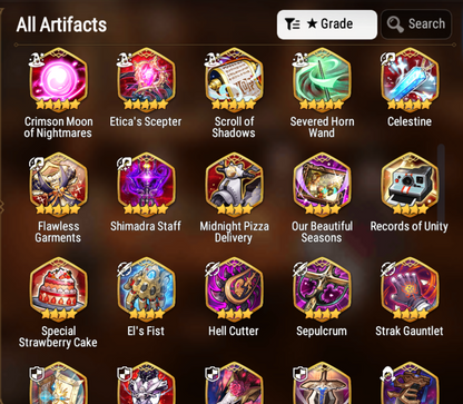 [GLOBAL] Epic 7 Seven 3ML Witch of the Mere Tenebria Remnant Violet Little Queen Charlotte Fairytale Tenebria Angel of Light Angelica + ML pulls +Name Starter Account-Mobile Games Starter
