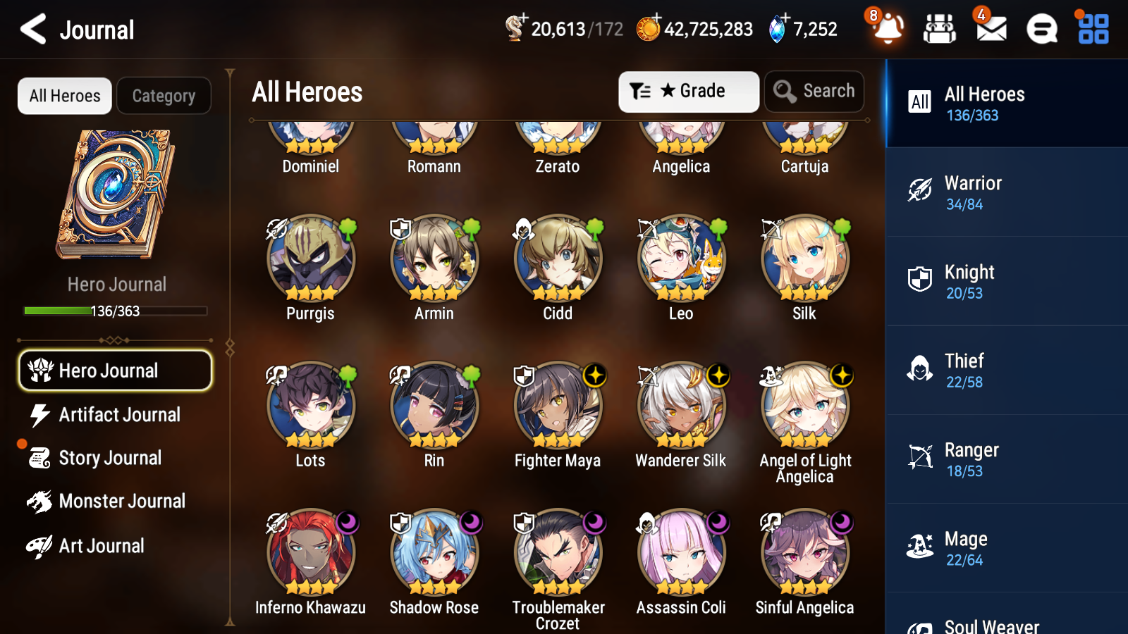[GLOBAL] Epic 7 Seven 4ML 2LIM Witch of the Mere Tenebria Remnant Violet Little Queen Charlotte Fairytale Tenebria Arbiter Vildred Angel of Light Angelica + ML pulls + 20 Speed + Name Starter Account-Mobile Games Starter