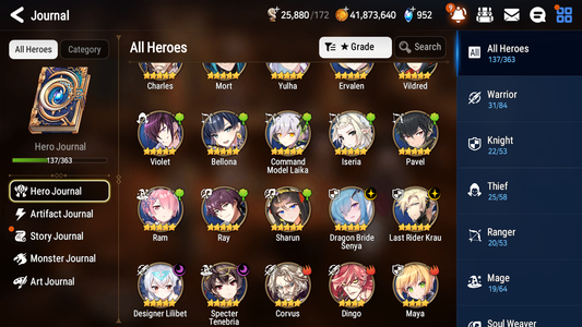 [GLOBAL] Epic 7 Seven 4ML 3LIM Dragon Bride Senya Tori Designer Lilibet Last Rider Krau Summertime Iseria Angel + ML pulls + 20 Speed + Name Starter Account-Mobile Games Starter