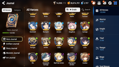 [GLOBAL] Epic 7 Seven 4ML 3LIM Specter Tenebria Arbiter Vildred Faithless Lidica Rimuru Amid AeNingNing + ML pulls + 20 Speed+ Name Starter Account-Mobile Games Starter