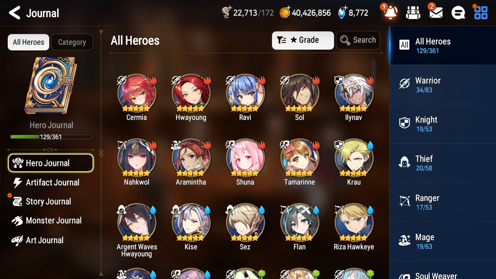 [GLOBAL] Epic 7 Seven 4ML 3LIM Witch of the Mere Tenebria Judge Kise Specimen Sez Rimuru Amid Argent Waves Hwayoung + ML pulls + 20 Speed + Name Starter Account-Mobile Games Starter