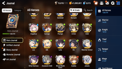 [GLOBAL] Epic 7 Seven 4ML 5LIM Shepherd of the Dark Diene Frieren Martial Artist Ken DJ Basar Operator Sigret Rimuru Amid Festive Eda +37ML pull 2400Mystics +20 Speed+ Name Starter Account-Mobile Games Starter