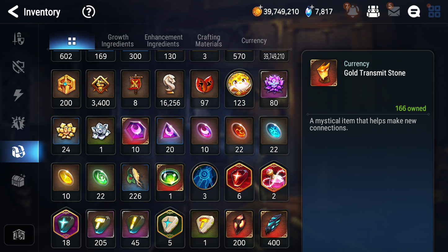 [GLOBAL] Epic 7 Seven 4ML Belian Faithless Lidica Ruele of light Closer Charles + ML pulls + 20 Speed + 4 Sets Gear + Name Starter Account-Mobile Games Starter