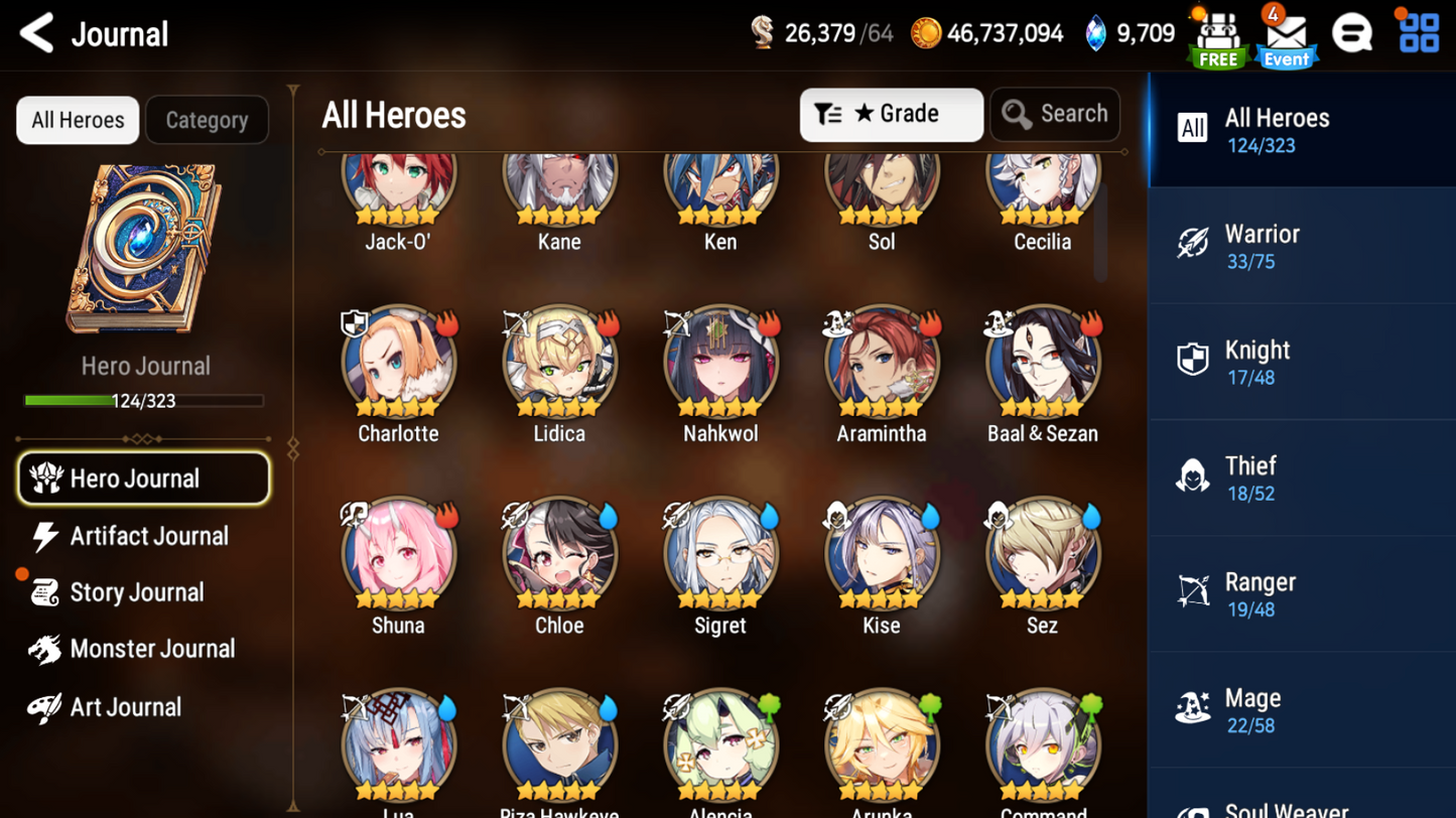 [GLOBAL] Epic 7 Seven 4ML Belian Spirit Eye Celine Solitaria of the Snow Maid Chloe +ML pulls Starter Account-Mobile Games Starter