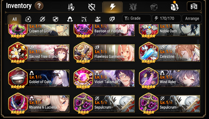 [GLOBAL] Epic 7 Seven 4ML Belian Spirit Eye Celine Solitaria of the Snow Maid Chloe +ML pulls Starter Account-Mobile Games Starter