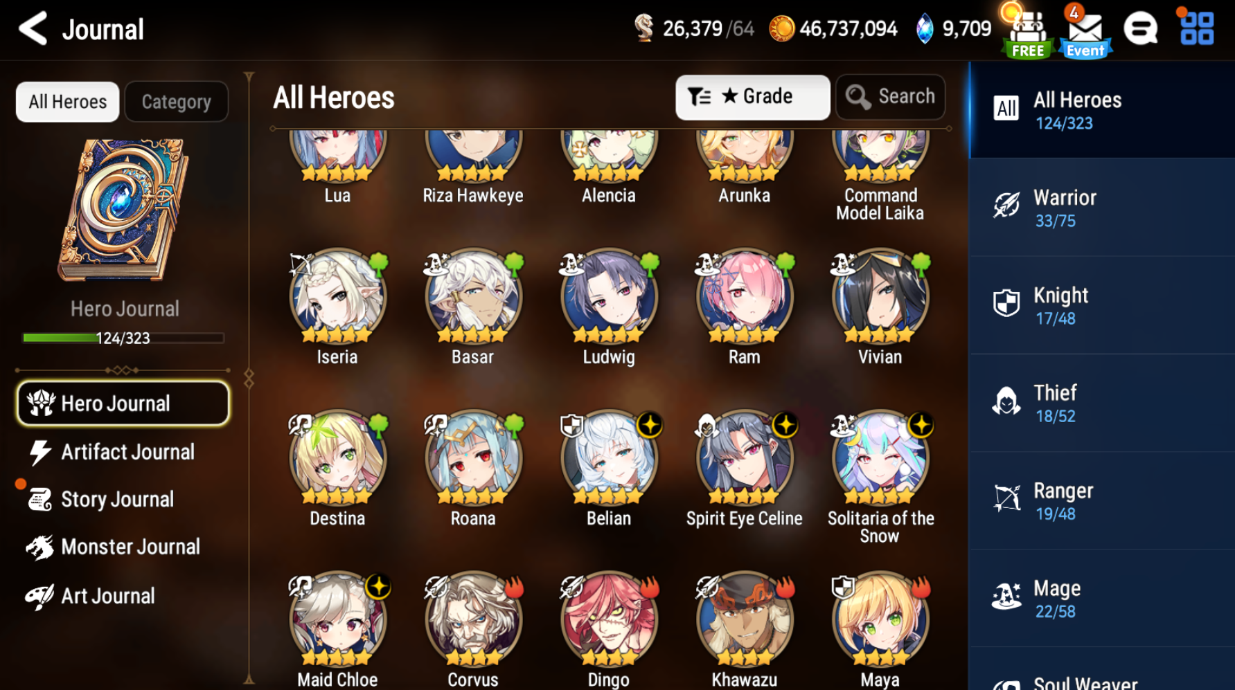 [GLOBAL] Epic 7 Seven 4ML Belian Spirit Eye Celine Solitaria of the Snow Maid Chloe +ML pulls Starter Account-Mobile Games Starter