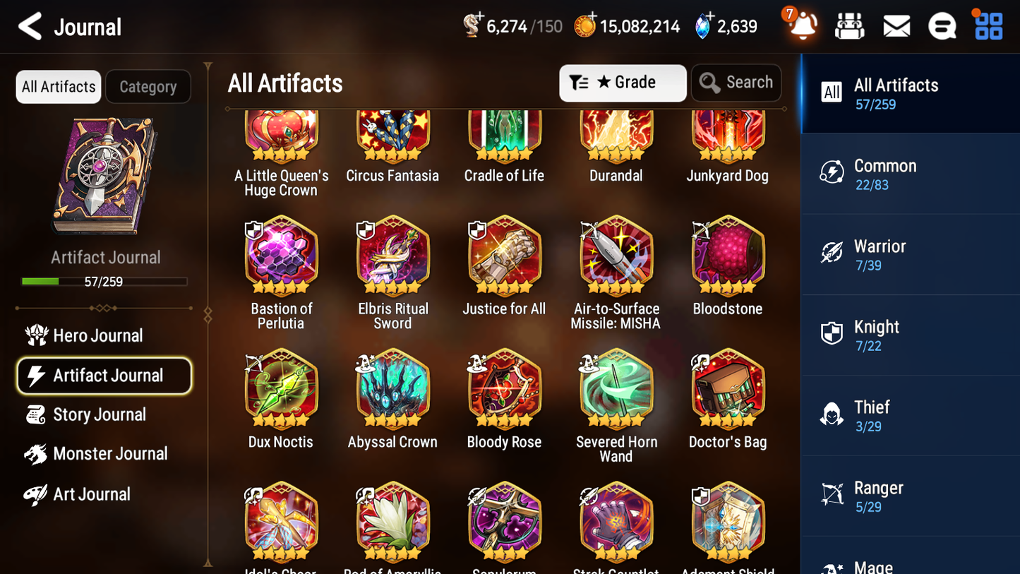 [GLOBAL] Epic 7 Seven 4ML Conqueror Lilias Operator Sigret Silver Blade Aramintha Last Rider Krau + ML Pulls + 20 Speed + Name Starter Account-Mobile Games Starter