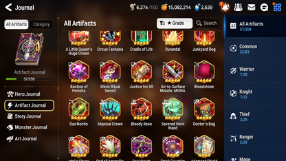 [GLOBAL] Epic 7 Seven 4ML Conqueror Lilias Operator Sigret Silver Blade Aramintha Last Rider Krau + ML Pulls + 20 Speed + Name Starter Account-Mobile Games Starter