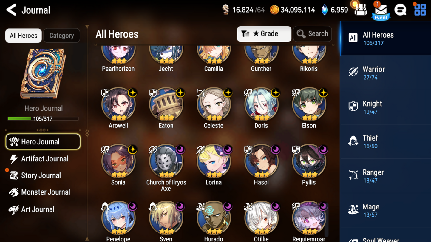 [Global] Epic 7 Seven 4ML Fallen Cecilia Little Queen Charlotte Kise+ Name Starter Account-Mobile Games Starter